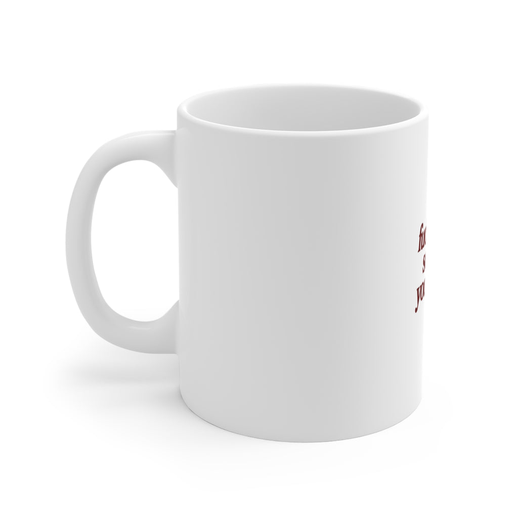 “fuck nudes. send me your playlist” Slogan Coffee Cup