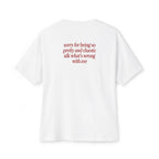 Unisex Oversized Boxy Tee