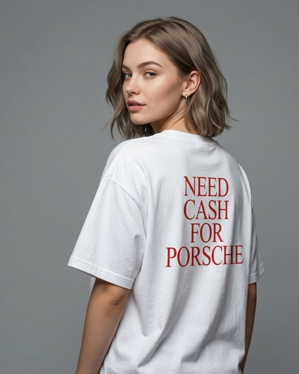 Need Cash for Porsche Boxy Tee