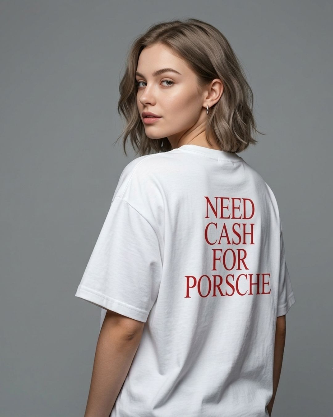 Need Cash for Porsche Boxy Tee