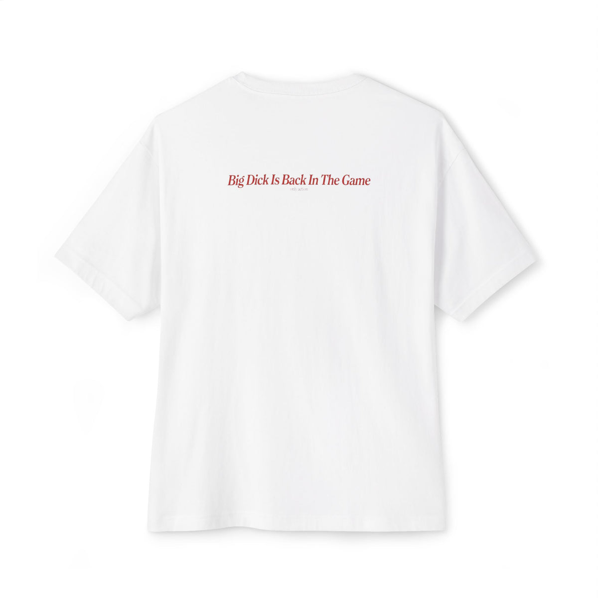 "Big Dick Is Back In The Game" Minimal Graphic