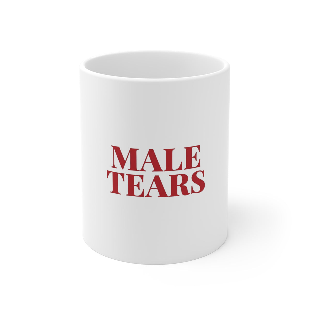 11oz Bold Red Typography Coffee Cup